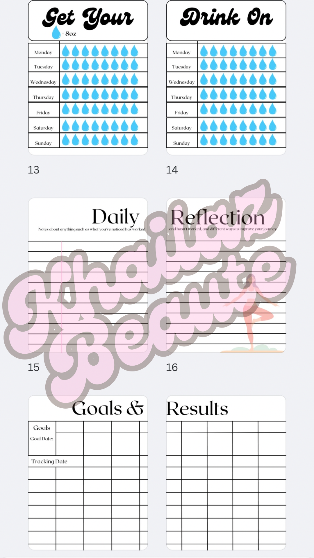 Fitness & Nutrition Planner