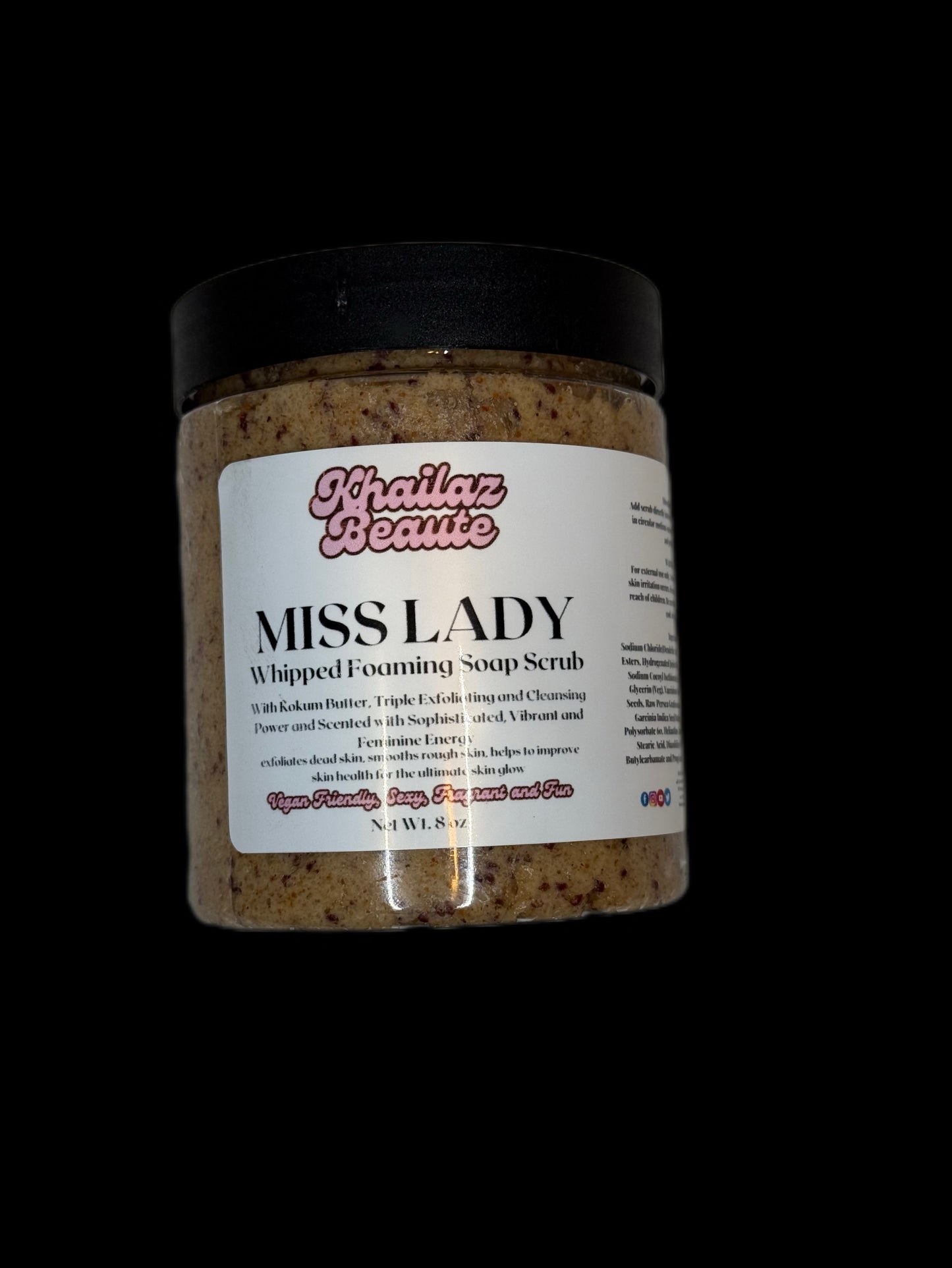 MISS LADY Whipped Foaming Sugar Scrub